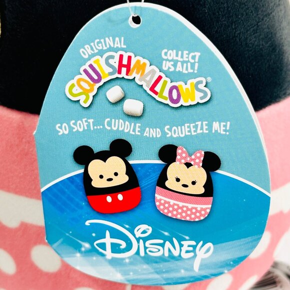 Squishmallows Official Kellytoy Plush 8" Minnie Mouse - Disney Ultrasoft Stuffed - Picture 5 of 9